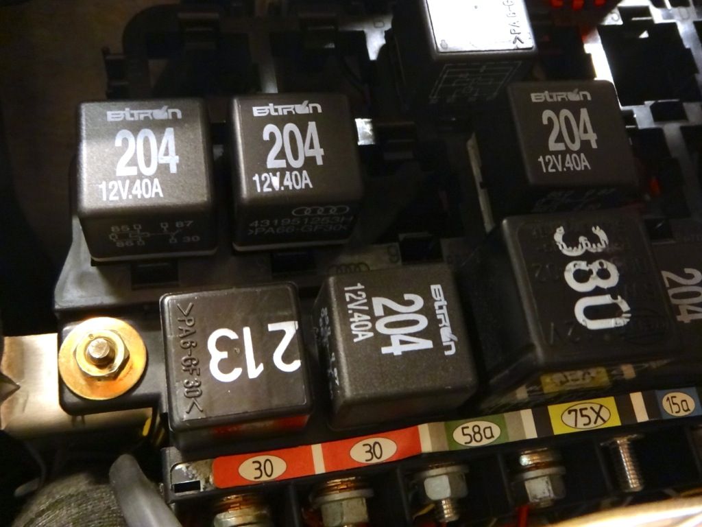 A4 B5 DIY Install headlight relays